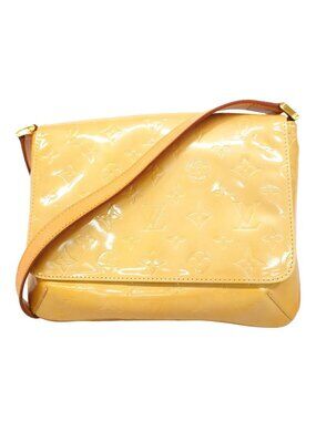 Louis Vuitton Shoulder Bag Vernis Thompson Street Beige